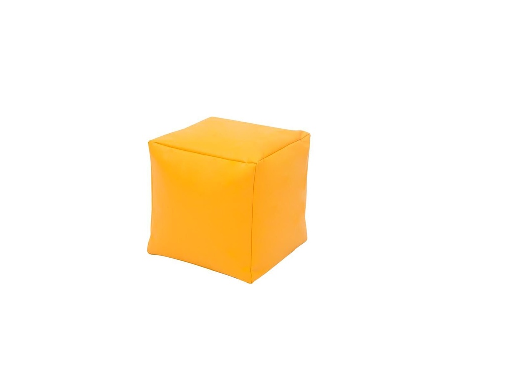 SMALL POUF COLOUR VIOLET/ORANGE