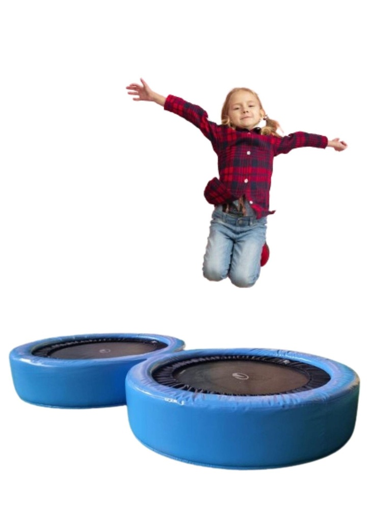 SOFTPLAY TRAMPOLINE SINGLE BLUE