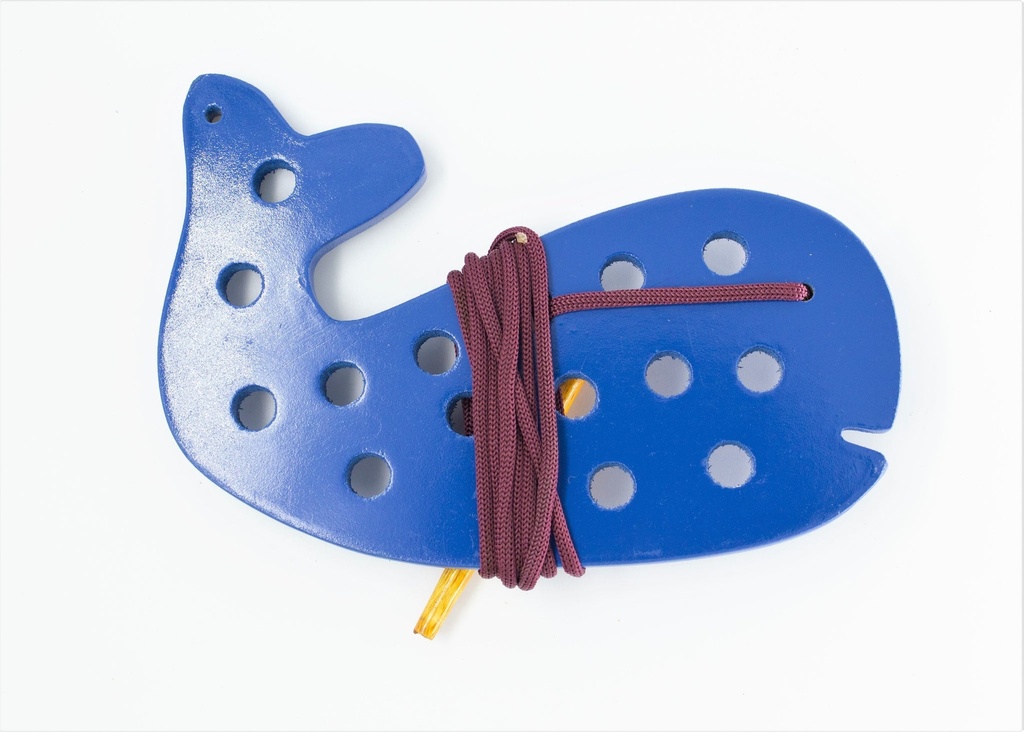 Whale Lacing set