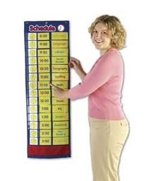 [4024-1057] Daily Schedule Pocket Chart
