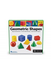 [4024-1034] Large Plastic Geometric Plastic Shapes, set of 10