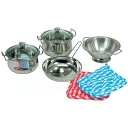 [4028-1004-OLD] Stainless Steel Cooking Set, 8pcs