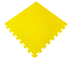 [4008-1021] EVA FLOOR MAT 1000 x 1000 x 10mmH LIGHT YELLOW