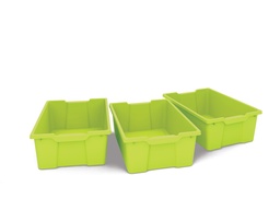 [4032-1437] Trays Plastic 3 pcs. Deep Green
