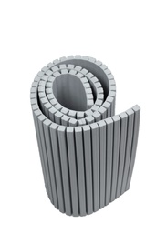 [4074-1008] Pillar / Wall Guard - ribbed version - GREY