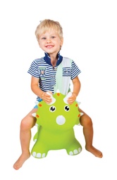 [4079-1012] Jumpy Triceratops Green